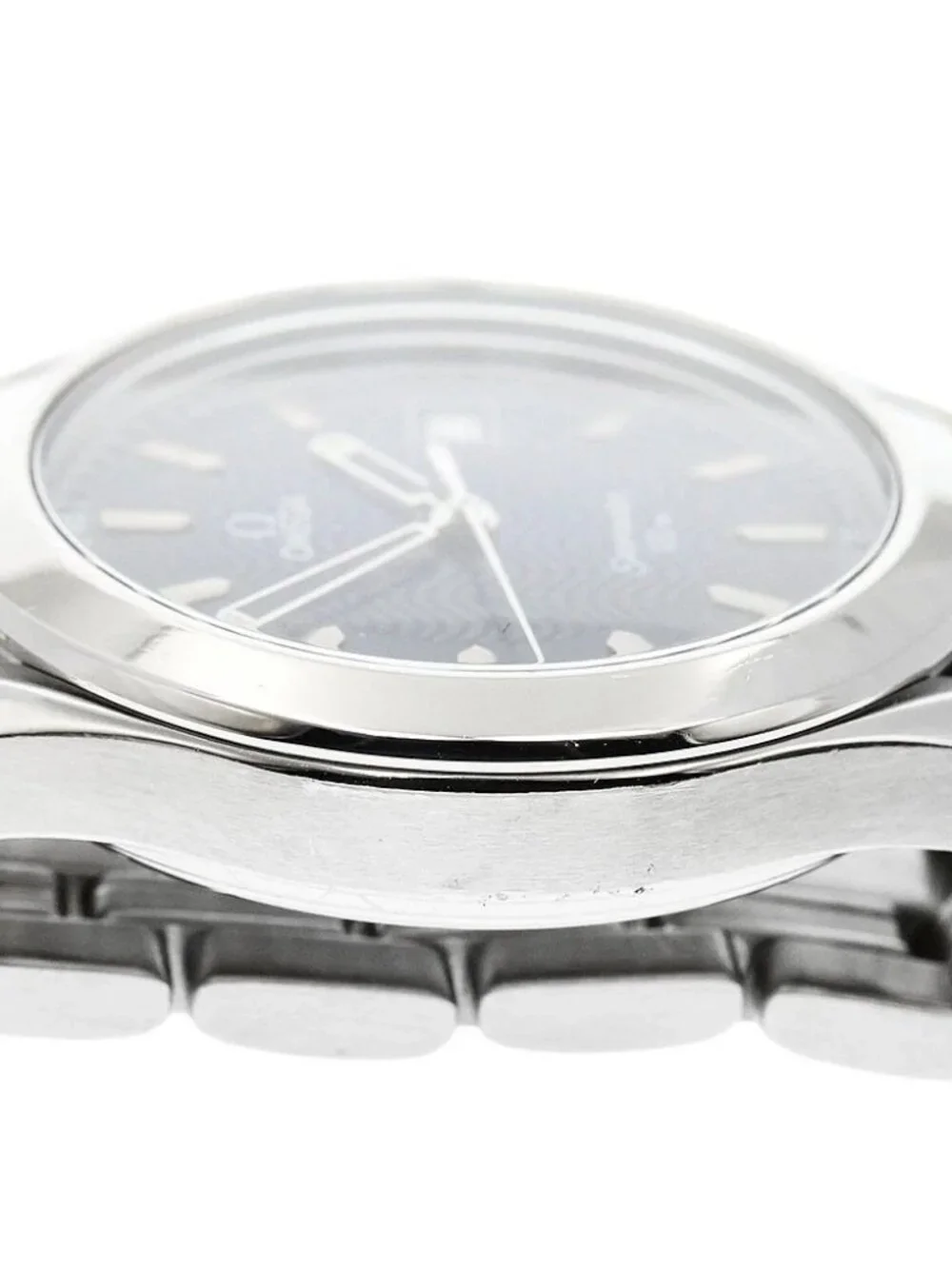 OMEGA Seamaster120 2511.81 Date Navy Dial Quartz Men's Watch_972103